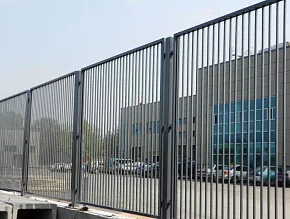 Сварной забор темно-серого цвета купить Москва